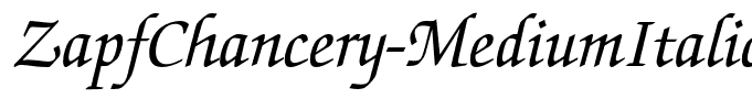 ZapfChancery-MediumItalic