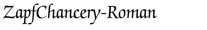 ZapfChancery-Roman