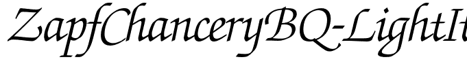 ZapfChanceryBQ-LightItalic