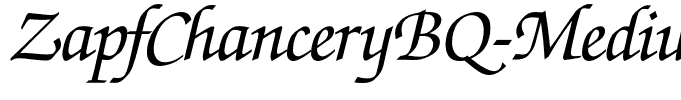 ZapfChanceryBQ-MediumItalic