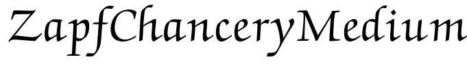 ZapfChanceryMedium