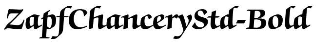 ZapfChanceryStd-Bold