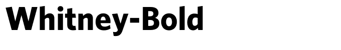 Whitney-Bold