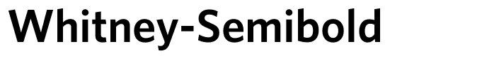 Whitney-Semibold