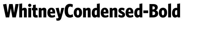 WhitneyCondensed-Bold