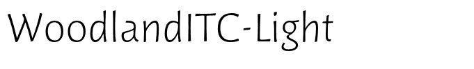 WoodlandITC-Light