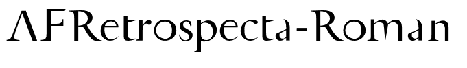 AFRetrospecta-Roman