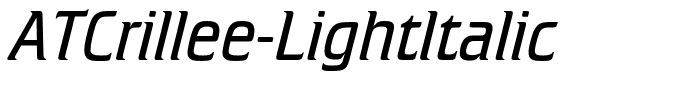 ATCrillee-LightItalic