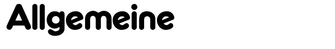 Allgemeine