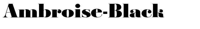 Ambroise-Black