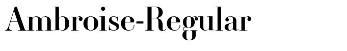 Ambroise-Regular