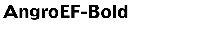 AngroEF-Bold