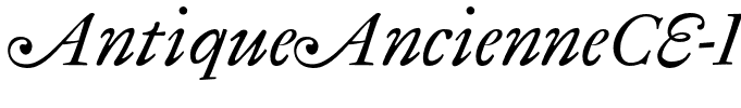 AntiqueAncienneCE-Italic