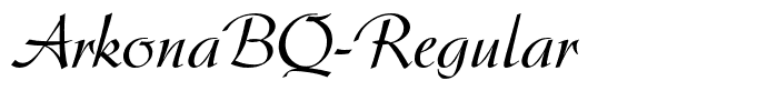 ArkonaBQ-Regular