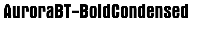 AuroraBT-BoldCondensed