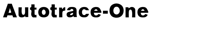 Autotrace-One