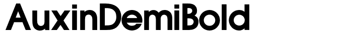 AuxinDemiBold