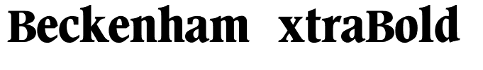 BeckenhamExtraBold
