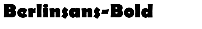 Berlinsans-Bold