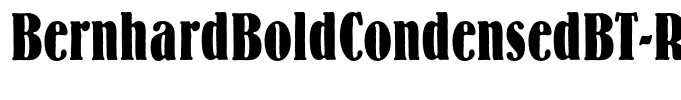 BernhardBoldCondensedBT-Regular