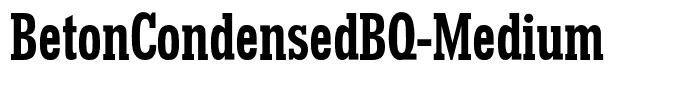 BetonCondensedBQ-Medium