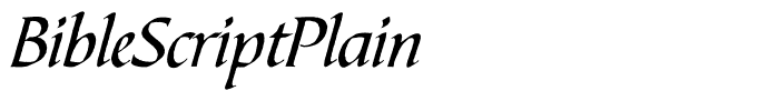 BibleScriptPlain