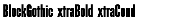 BlockGothicExtraBoldExtraCond