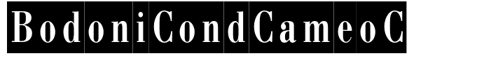 BodoniCondCameoC