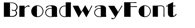 BroadwayFont
