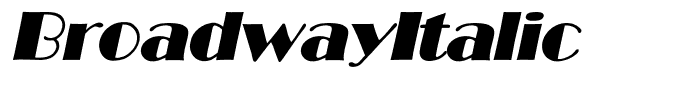 BroadwayItalic