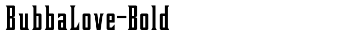 BubbaLove-Bold