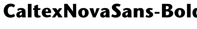 CaltexNovaSans-Bold