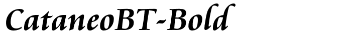 CataneoBT-Bold