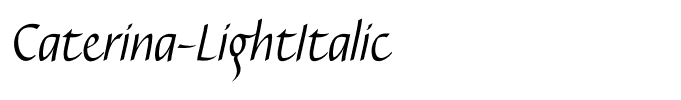 Caterina-LightItalic