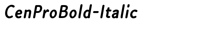 CenProBold-Italic