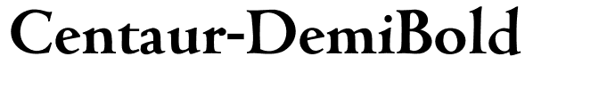 Centaur-DemiBold