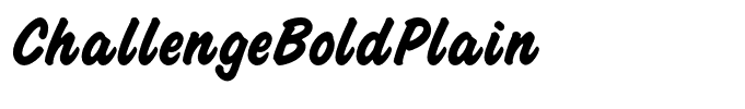 ChallengeBoldPlain