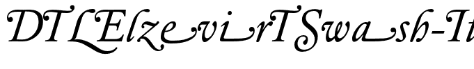 DTLElzevirTSwash-Italic