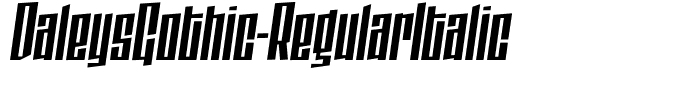 DaleysGothic-RegularItalic