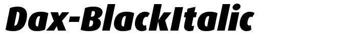 Dax-BlackItalic