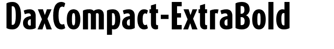 DaxCompact-ExtraBold