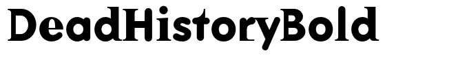 DeadHistoryBold