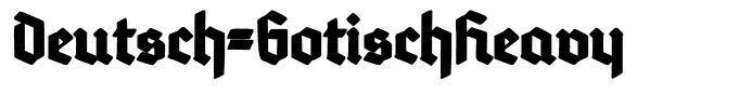 Deutsch-GotischHeavy