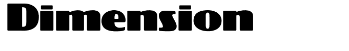 Dimension