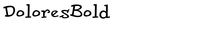 DoloresBold