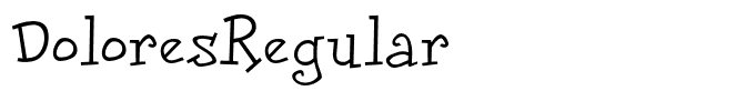 DoloresRegular