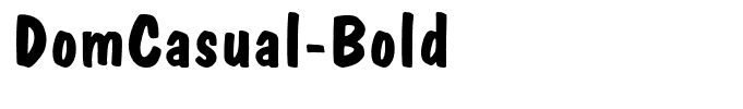 DomCasual-Bold