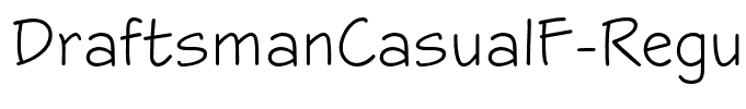 DraftsmanCasualF-Regular