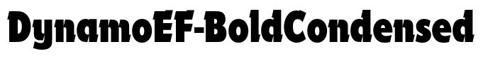 DynamoEF-BoldCondensed