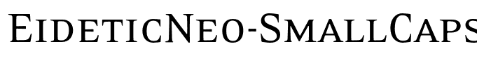 EideticNeo-SmallCaps